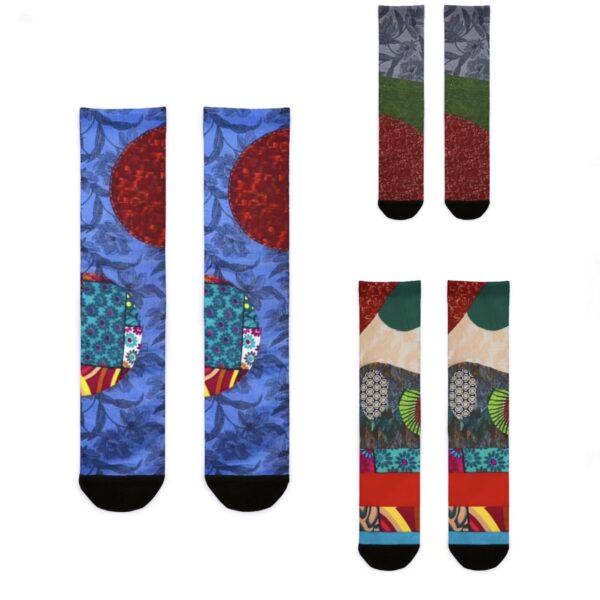 Patterned Crew Socks (OS)